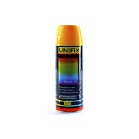 Емаль універсальна акрилова преміум RAL1028 жовтий динний глянець 400мл UNIFIX