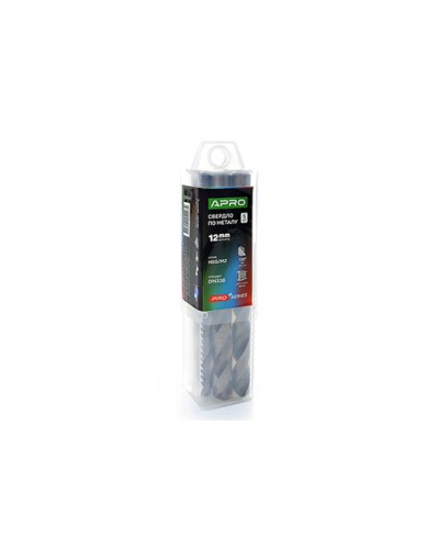 Сверло по металлу HSS/M2 (6542) Ø12,0мм (тубус, кратно 5шт) PRO APRO