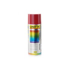 Емаль акрилова універсальна RAL 3001 Сигнальний червоний гл. 400мл UNIFIX