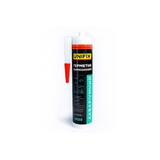 Герметик силіконовий акваріумний UNIFIX (чорний) 280 мл