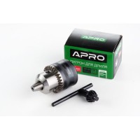 Патрон для дрилі з ключем 1/2-20, 3,0-16мм APRO