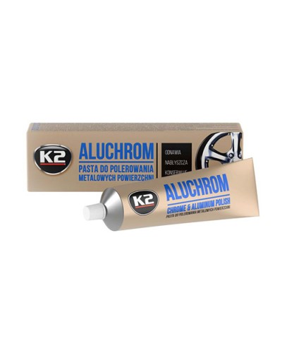 Паста для полировки хромированных деталей Aluchrom 120г К2