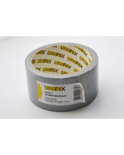 Стрічка клейка армована сіра 50мм*10м UNIFIX