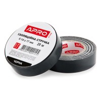 Ізоляційна стрiчка чорна 0.14х17мм 20м (пачка, кратно 10шт) APRO