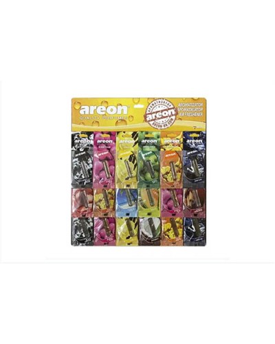 Ароматизатор AREON мікс 5мл (планшет 18шт) (підвіска з рідиною)