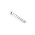 Шуруп до дерева із шестигранною головкою 10*200 DIN 571 цинк білий (ящ 150шт) APRO