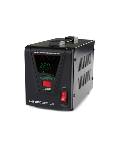 Стабілізатор напруги релейний AVR-1000, 800Вт APRO