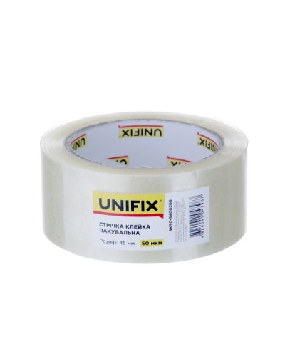 Стрічка клейка пакувальна SK50-5400266 200 45 мм 50мкм UNIFIX