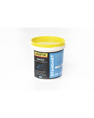 Паста для очищення рук Standart 0,5кг (відерце) UNIFIX