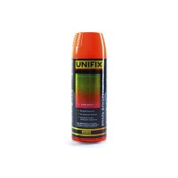 Емаль флуоресцентна акрилова помаранчевий преміум 400мл UNIFIX