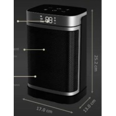 Тепловентилятор керамічний LED PTC-906B 750/1500Вт Metec