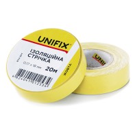 Ізоляційна стрiчка жовта 0.17х18мм 25м (пачка, кратно 10шт) UNIFIX