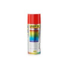 Емаль акрилова універсальна RAL 3020 Червоний гл. 400мл UNIFIX