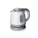 Электрочайник EK-01PWG 1л, 900-1100Вт, корпус пластик, бело-серый Metec