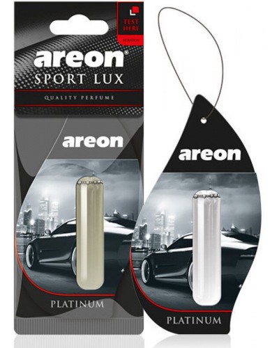 Ароматизатор AREON Sport Lux Платина 5мл (подвеска с жидкостью)