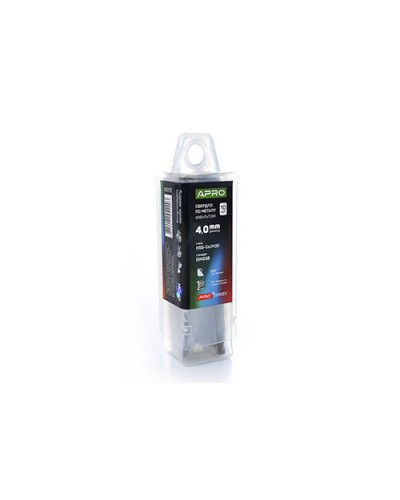 Сверло по металлу кобальтовое HSS-Co/M35 Ø4.0мм (тубус, кратно 10шт) PRO APRO