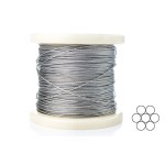 Трос 1мм DIN 3052 (1х7) нержавеющий А2 200м APRO