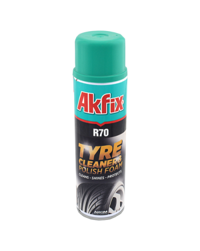 Спрей-пена для очистки и полировки шин R70 500мл Akfix
