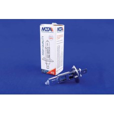 Лампа автомобильная H1 12V 100W P14.5S (ближняя/дальняя, противотуманная) MTA