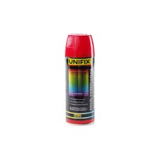 Емаль універсальна акрилова преміум RAL 3001 Червоний сигнальний гл. 400мл UNIFIX