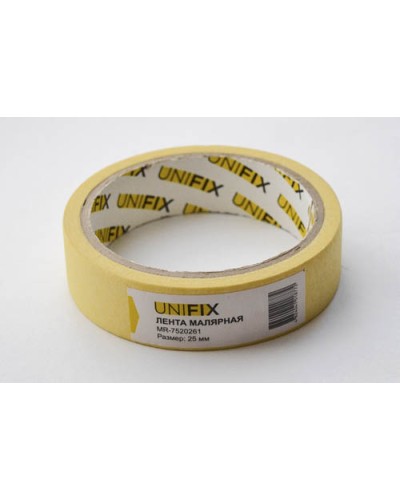Стрічка клейка малярна 25мм*20м MR-7520261 UNIFIX
