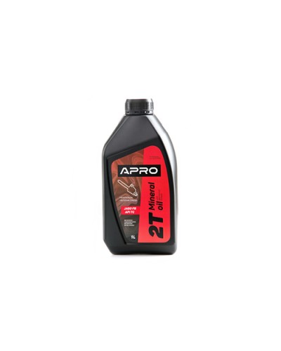 Масло для двухтактных двигателей минеральное 1л APRO