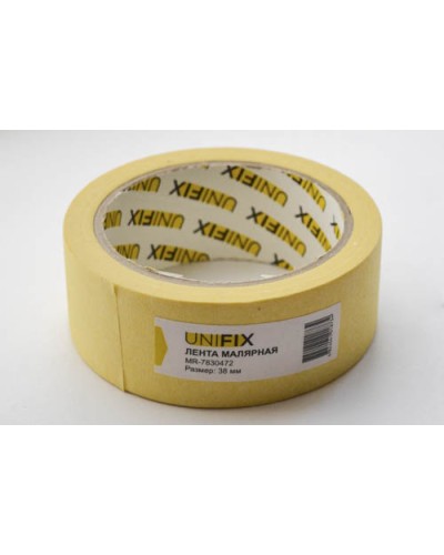 Стрічка клейка малярна 38мм*40м MR-7830472 UNIFIX