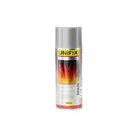 Емаль жаростійка RAL 9022 Срібло 400мл UNIFIX