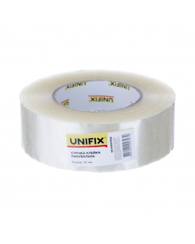 Стрічка клейка пакувальна 38мкм 45мм SK50-54057052 750 UNIFIX