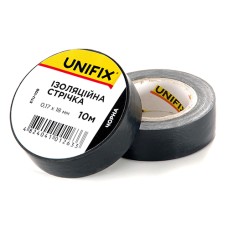 Ізоляційна стрiчка чорна 0.17х18мм 20м (пачка, кратно 10шт) UNIFIX