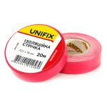 Ізоляційна стрiчка червона 0.17х18мм 10м (пачка, кратно 10шт) UNIFIX