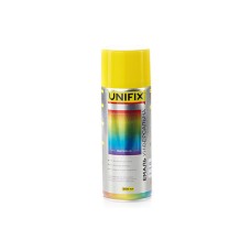 Емаль акрилова універсальна RAL 1023 Жовтий гл. 400мл UNIFIX