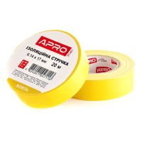 Ізоляційна стрiчка жовта 0.14х17мм 20м (пачка, кратно 10шт) APRO