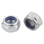 Контргайка М8 DIN 985 кл. пр. 6 цинк белый (пач 50шт) APRO