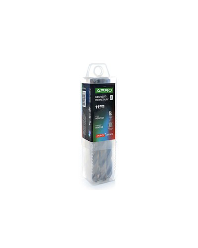 Сверло по металлу HSS/M2 (6542) Ø11,0мм (тубус, кратно 5шт) PRO APRO