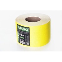 Папір шліфувальний APRO P220 115мм*50м рулон (паперова основа)