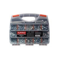 Набор болтов и гаек M6–M10 ЦБ 12,5'' 320х260х60мм APRO