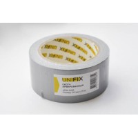 Стрічка клейка армована сіра 50мм*25м UNIFIX