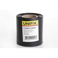 Стретч пленка 100мм 0,4кг (20мкм) черная, втулка 100г UNIFIX
