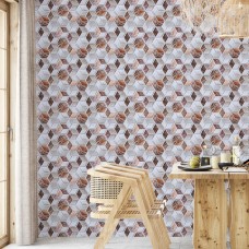 Декоративная ПВХ плитка на самоклейке 3D кубы 280х300х5мм, цена за 1 шт. (СПП-506) SW-00001135