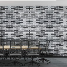 Самоклеющаяся 3D панель под серый кирпич екатеринослав 700х770х3мм (342-3) SW-00001147