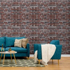 Самоклеящаяся 3D панель под красный екатеринослав кирпич 700х770х3мм (43-3) SW-00001164