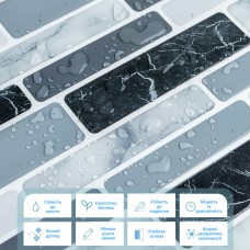 Самоклеющаяся полиуретановая плитка под мрамор 305х305х1мм SW-00001174