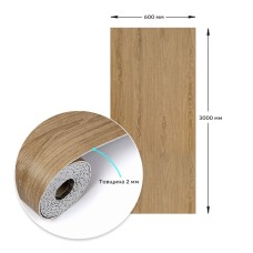 Самоклеящаяся виниловая плитка в рулоне клен 3000х600х2мм SW-00001179