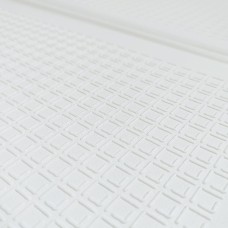 Детский складной термоковрик однотонный 2000*1500*10мм Белый (296) SW-00001188