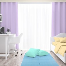 Детский складной термоковрик однотонный 2000*1500*10мм Голубой (297) SW-00001190