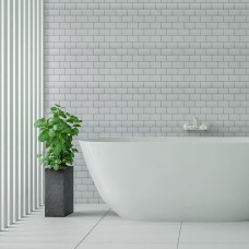 Самоклеющаяся полиуретановая плитка белый кирпич 305х305х1мм (D) SW-00001193