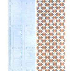 Самоклеющаяся пленка оранжевые цветы 0,45х10м SW-00001220