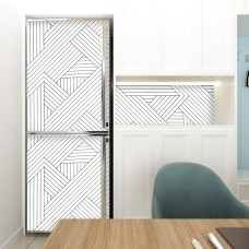 Самоклеющаяся пленка белая с орнаментом 0,45х10м SW-00001223