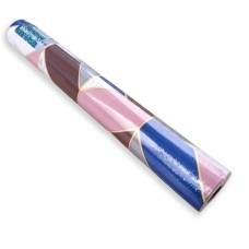 Самоклеющаяся пленка розовые треугольники 0,45х10м SW-00001225